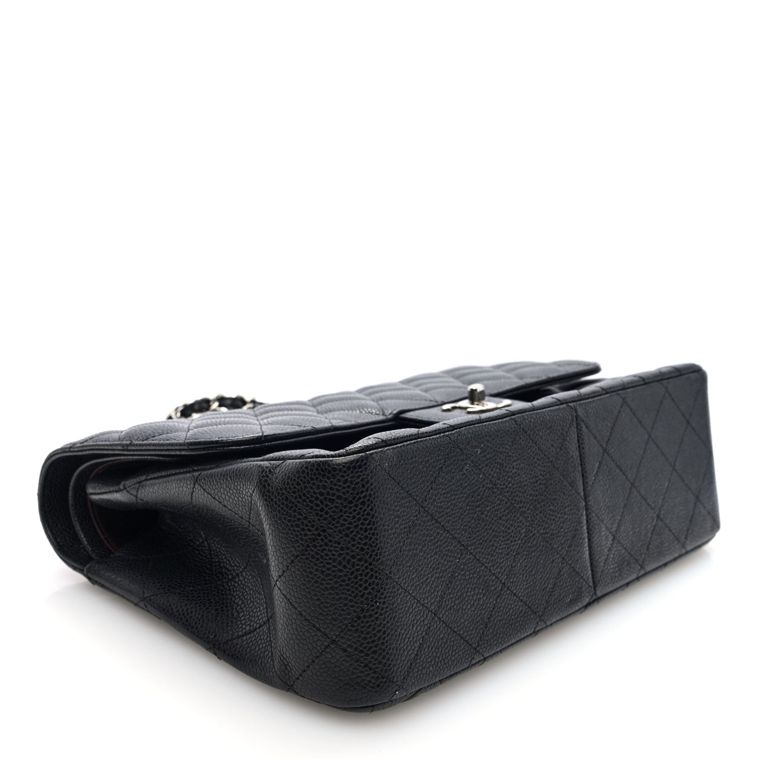 Chanel Caviar Quilted Jumbo Double Flap Black 4 of 12