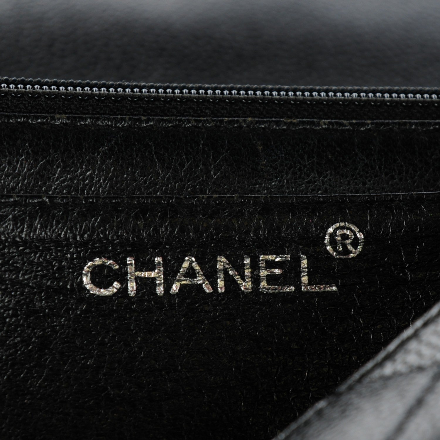 Chanel Caviar Quilted Jumbo Kelly Flap Black 7 of 9
