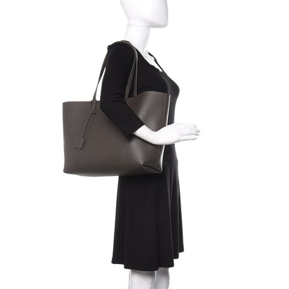 Saint Laurent Calfskin Large Shopping Tote Pebble 2 of 11