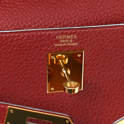Hermes Togo Kelly Retourne 32 Rouge H 6 of 11