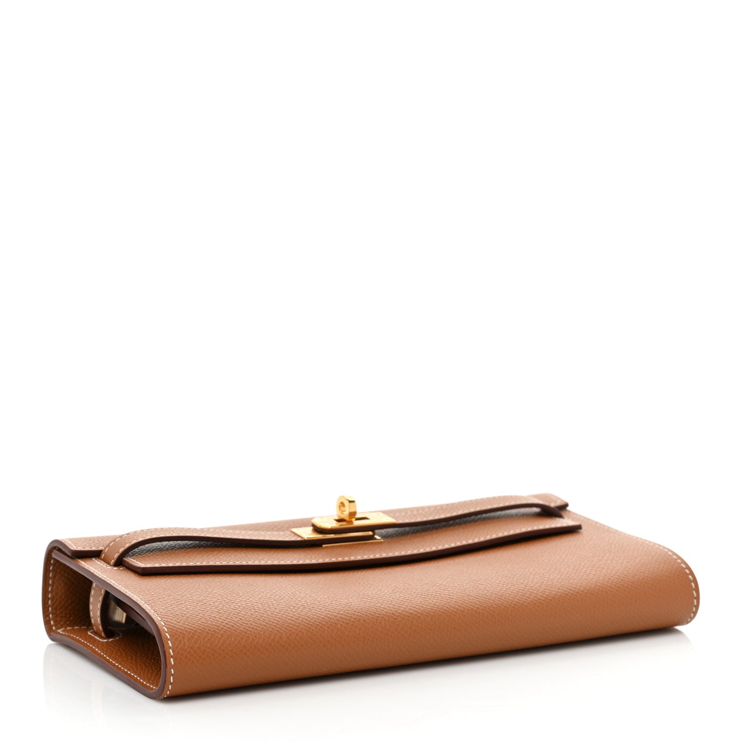 Epsom Kelly Wallet To Go Gold