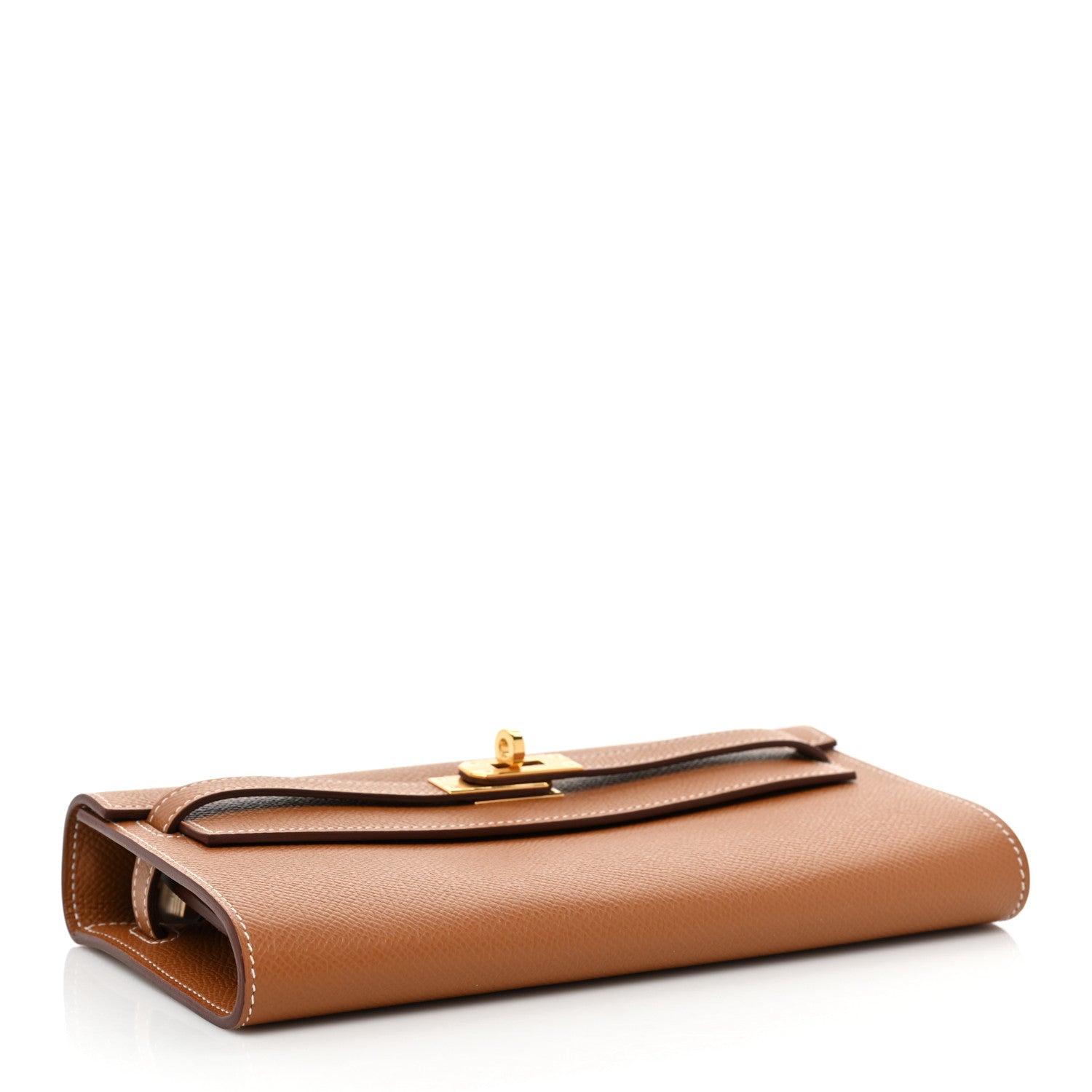 Hermes Epsom Kelly Wallet To Go Gold 4 of 10