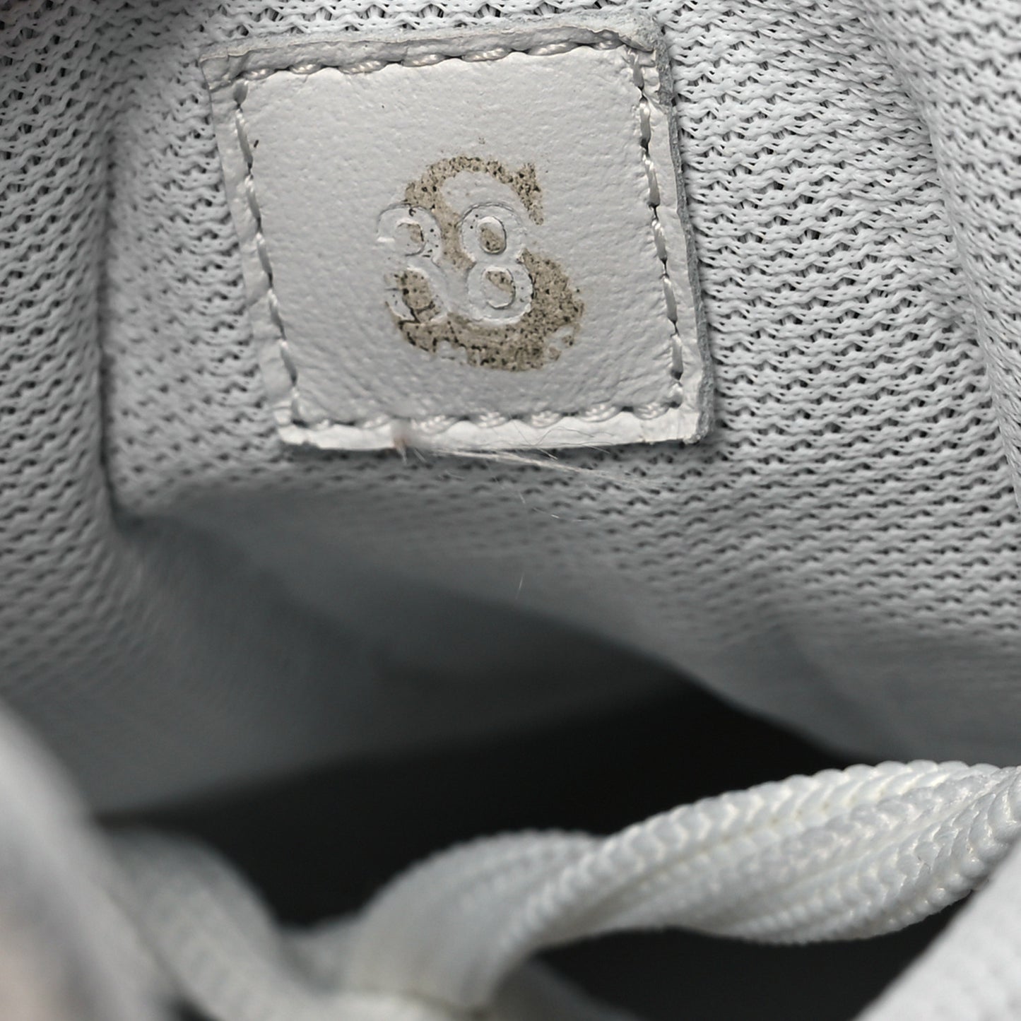 Technical Knit Suede Heros Sneakers 38 White