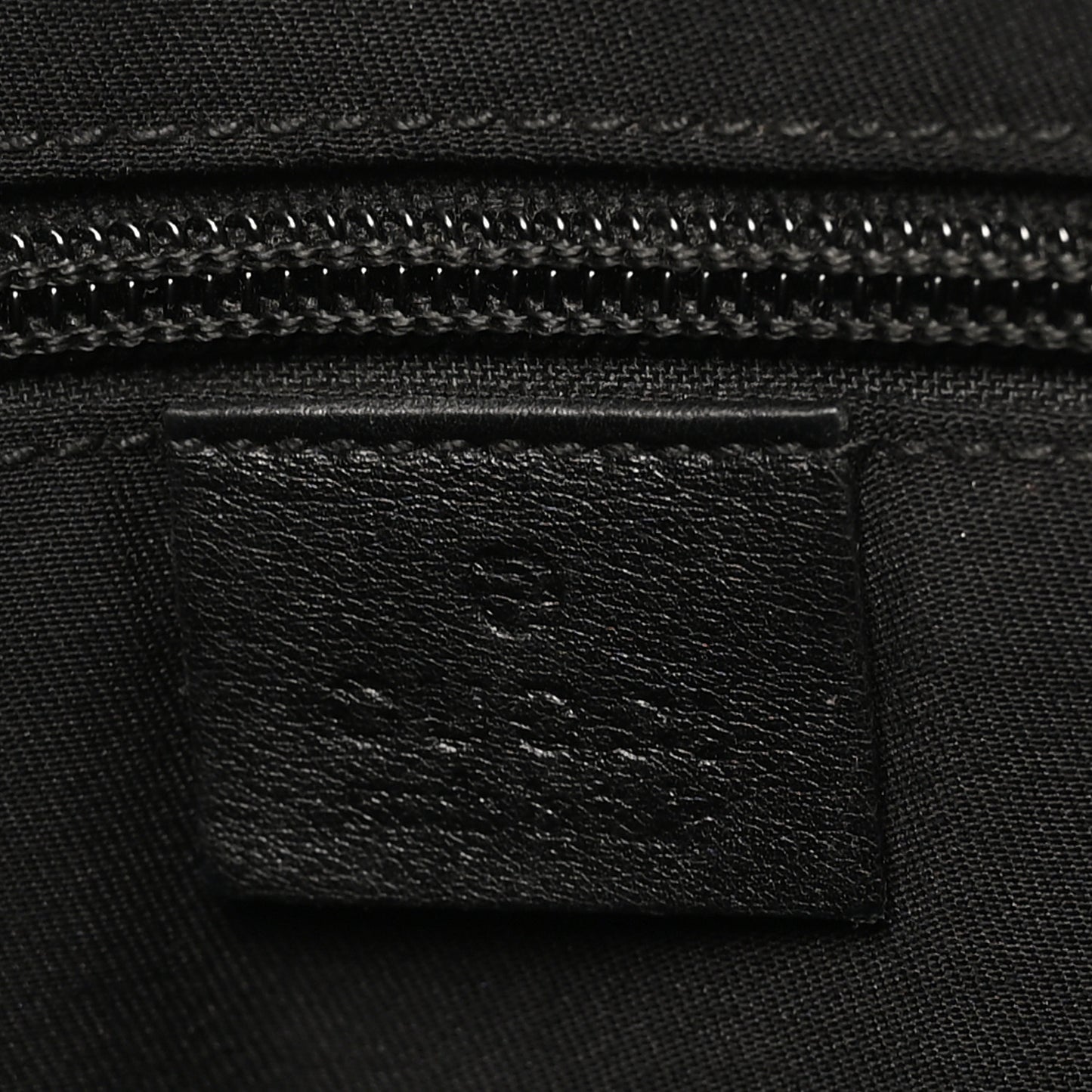 Guccissima Bamboo Messenger Bag Black
