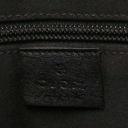 Gucci Guccissima Bamboo Messenger Bag Black 6 of 13