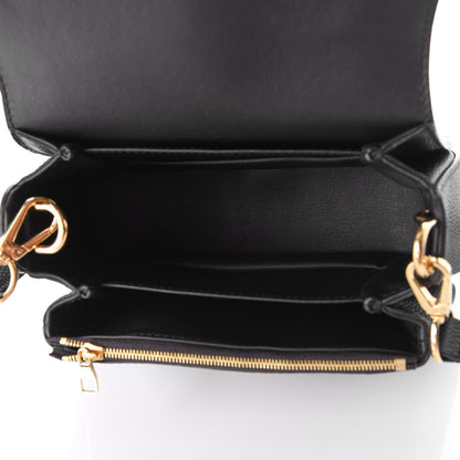 Louis Vuitton Grained Calfskin Vivienne NM Black 5 of 8