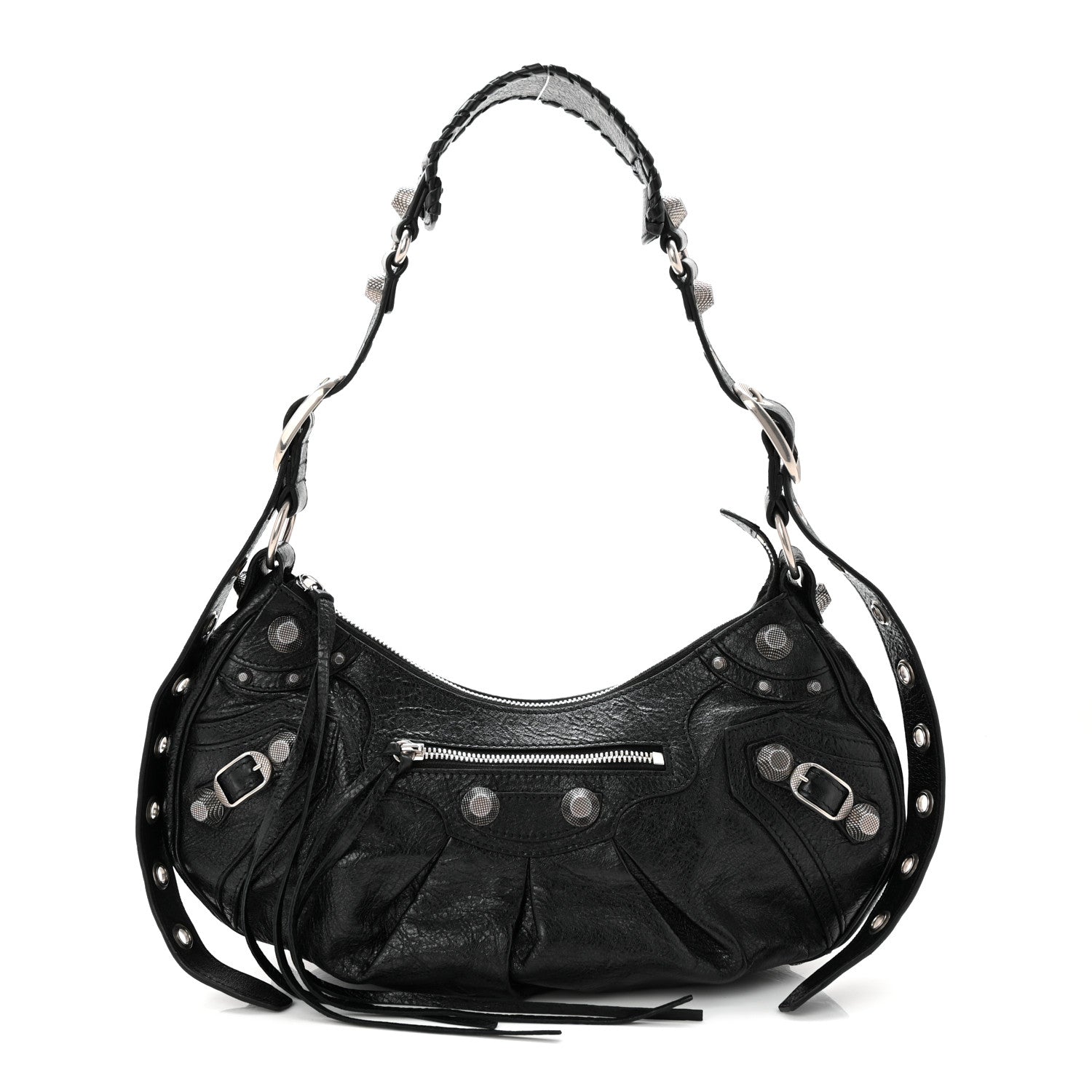Balenciaga Agneau Arena Small Le Cagole Shoulder Bag Black 1 of 11