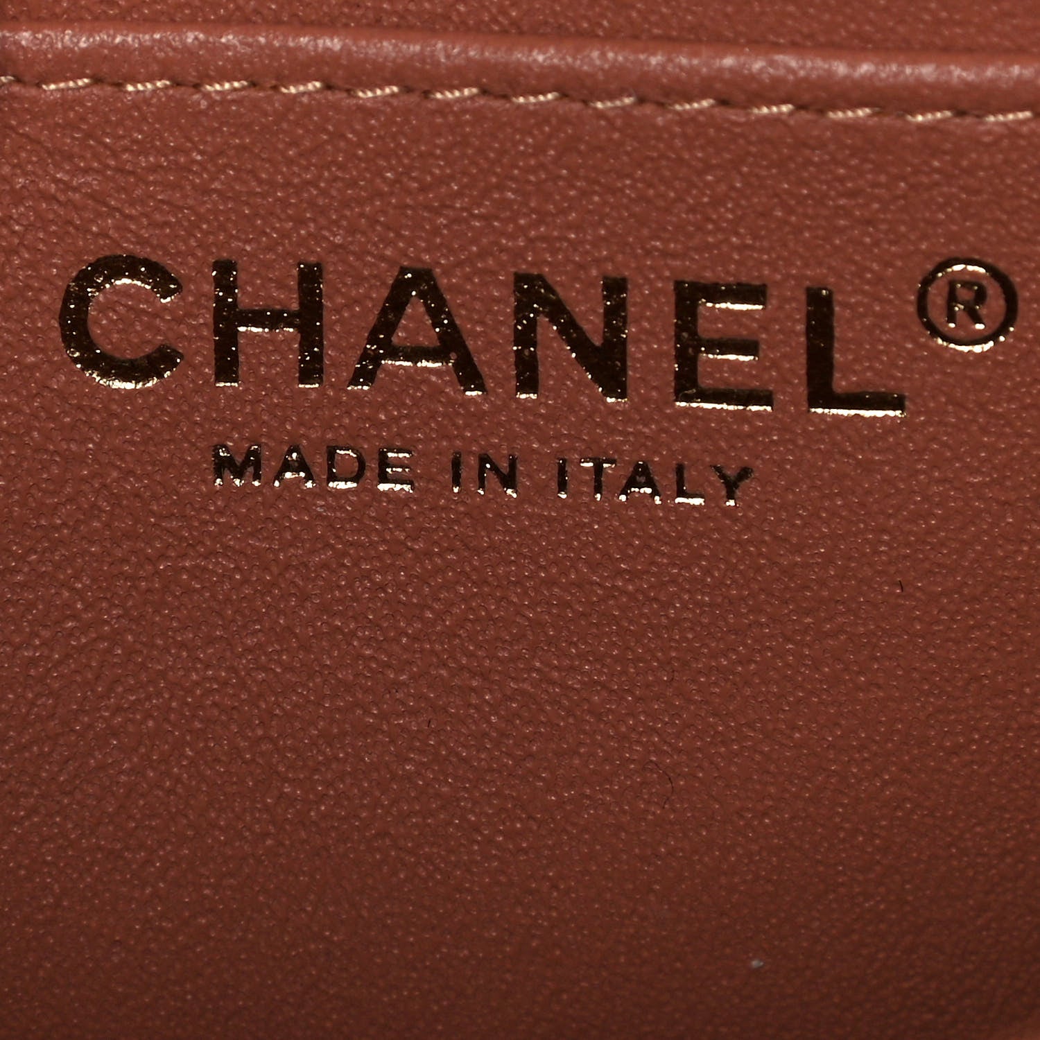 Chanel Lambskin Quilted Mini Square Flap Brown 6 of 13