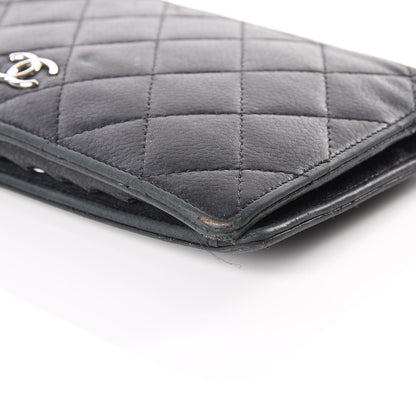 Chanel Caviar Calfskin Quilted Yen Wallet Black 8 of 12