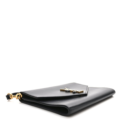 Saint Laurent Nappa Monogram Cassandre Flap Pouch Black 4 of 8