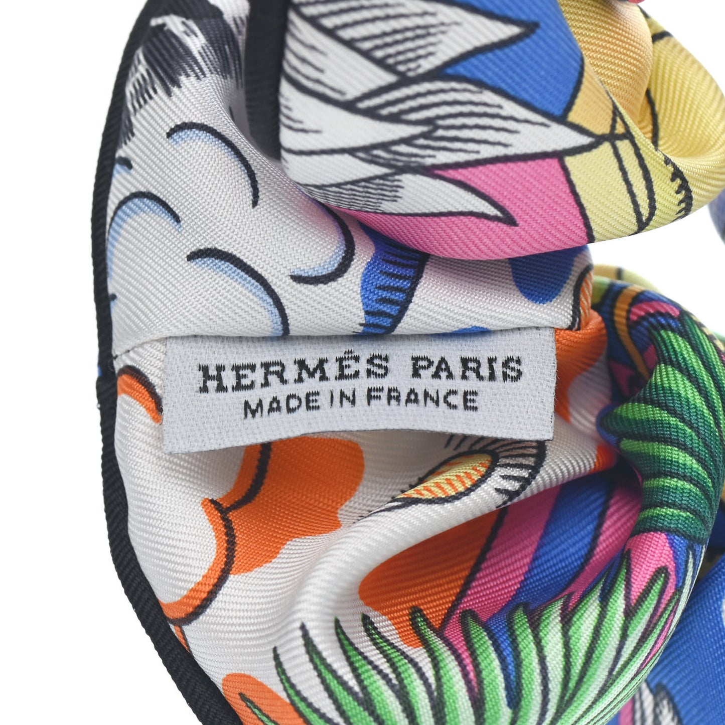 Silk Chouchou Imprimee Claudia Scrunchie Multicolore