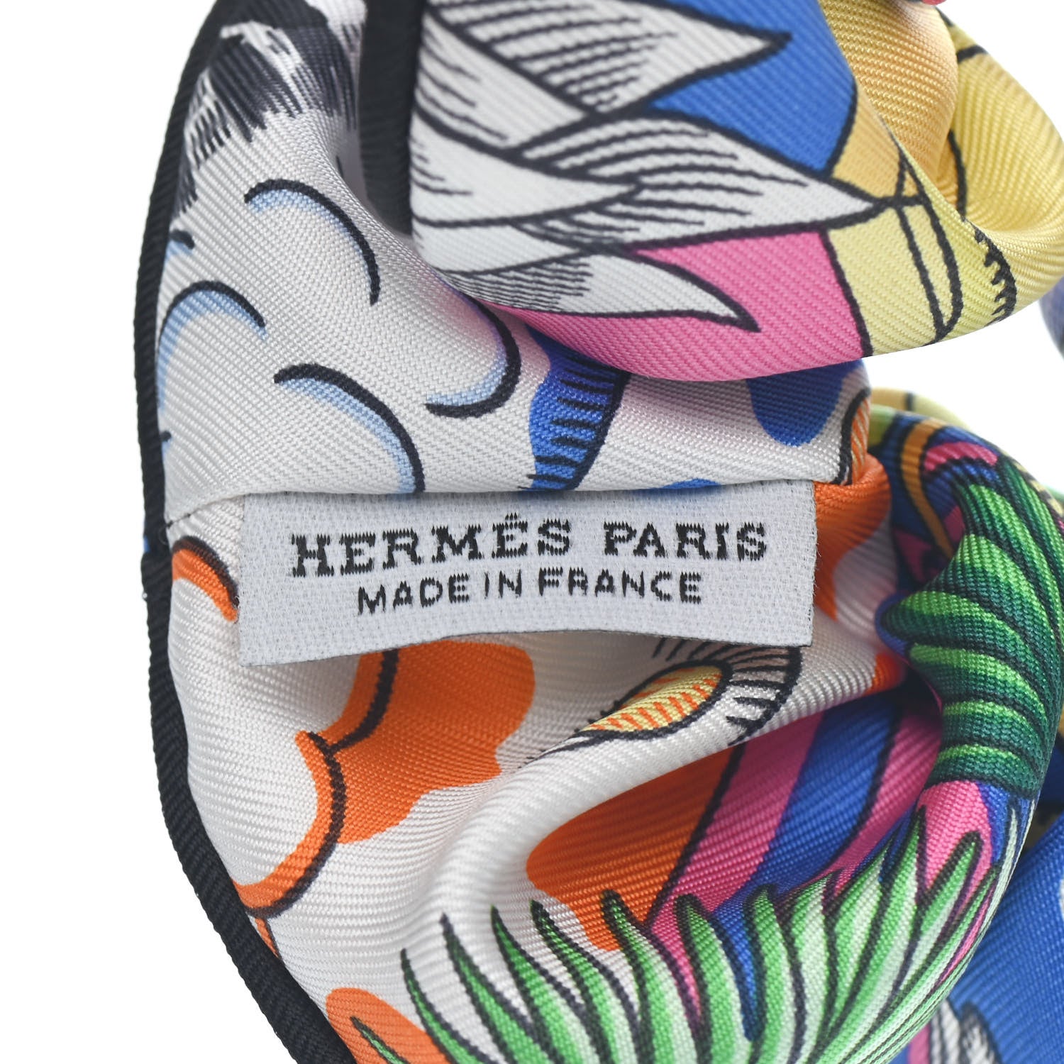 Hermes Silk Chouchou Imprimee Claudia Scrunchie Multicolore 3 of 3
