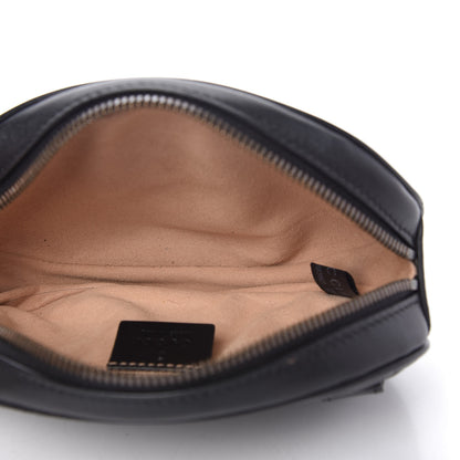 Gucci Calfskin Matelasse GG Marmont Belt Bag 85 34 Black 5 of 10