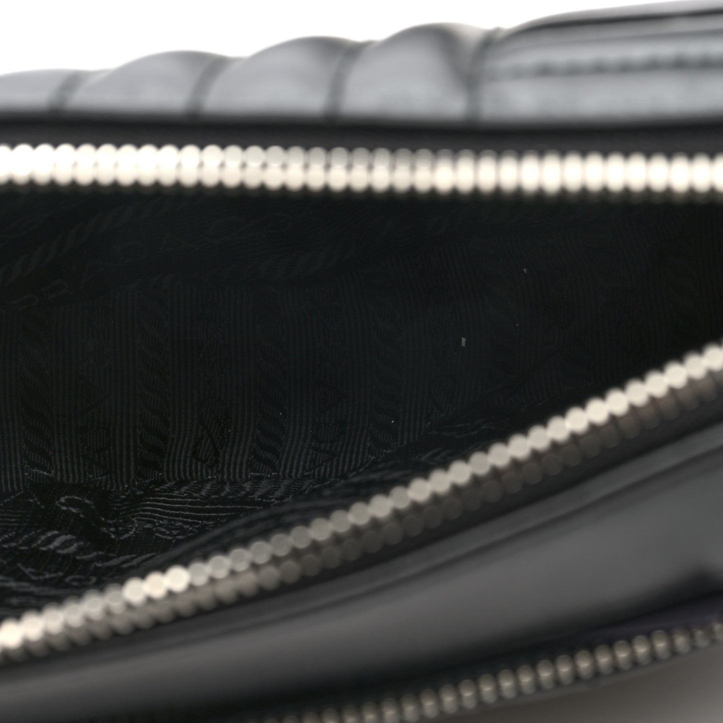 Soft Calfskin Impunture Diagramme Belt Bag Black