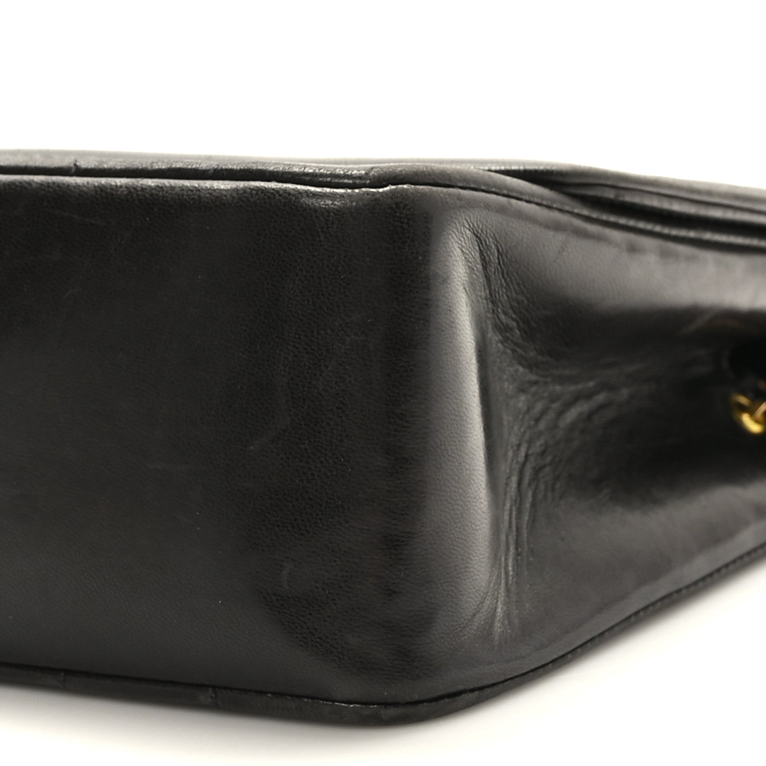 Chanel Lambskin Quilted Medium Single Flap Black 9 of 9