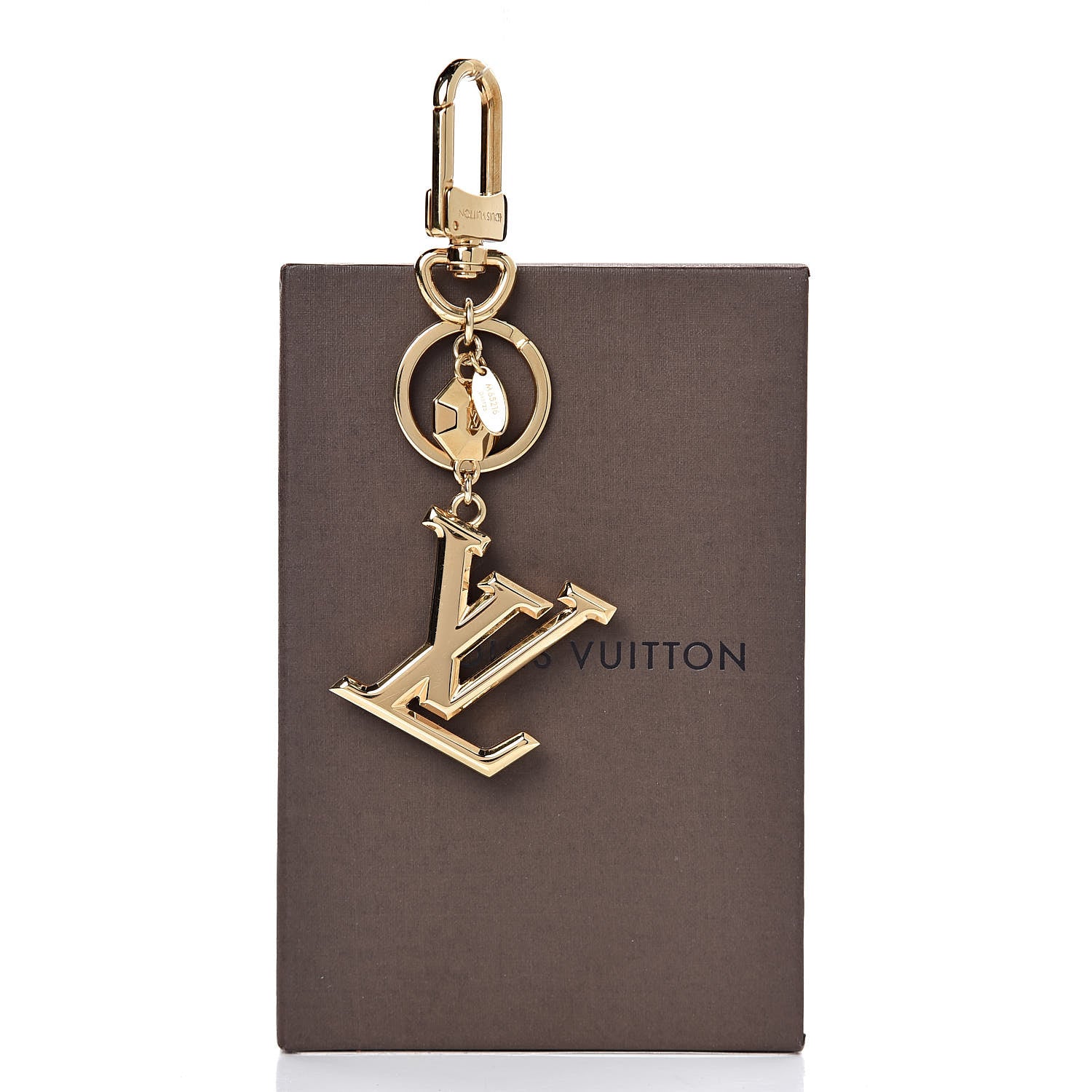 Louis Vuitton LV Facettes Bag Charm Key Holder Gold 4 of 4