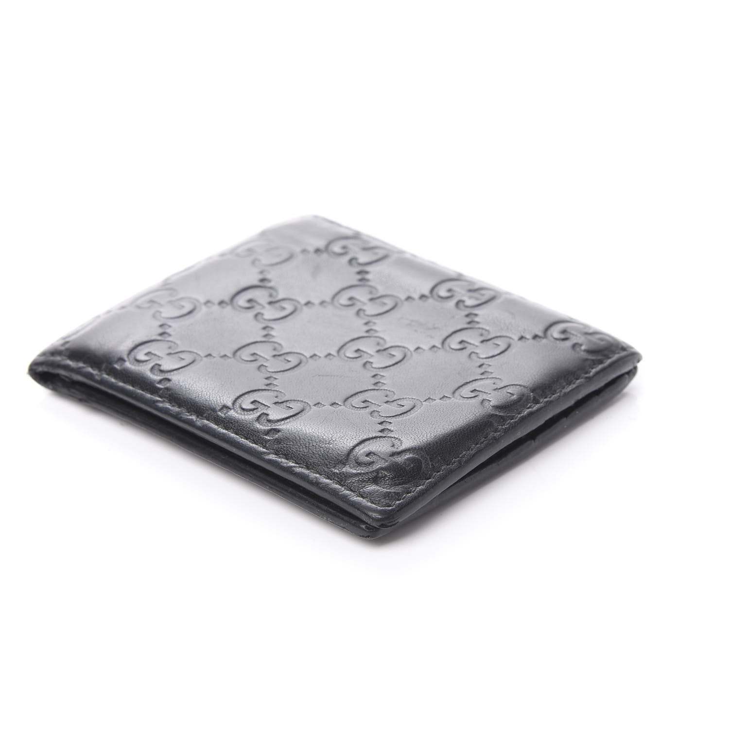 Gucci Guccissima Avel Bi-Fold Wallet Chocolate 7 of 8