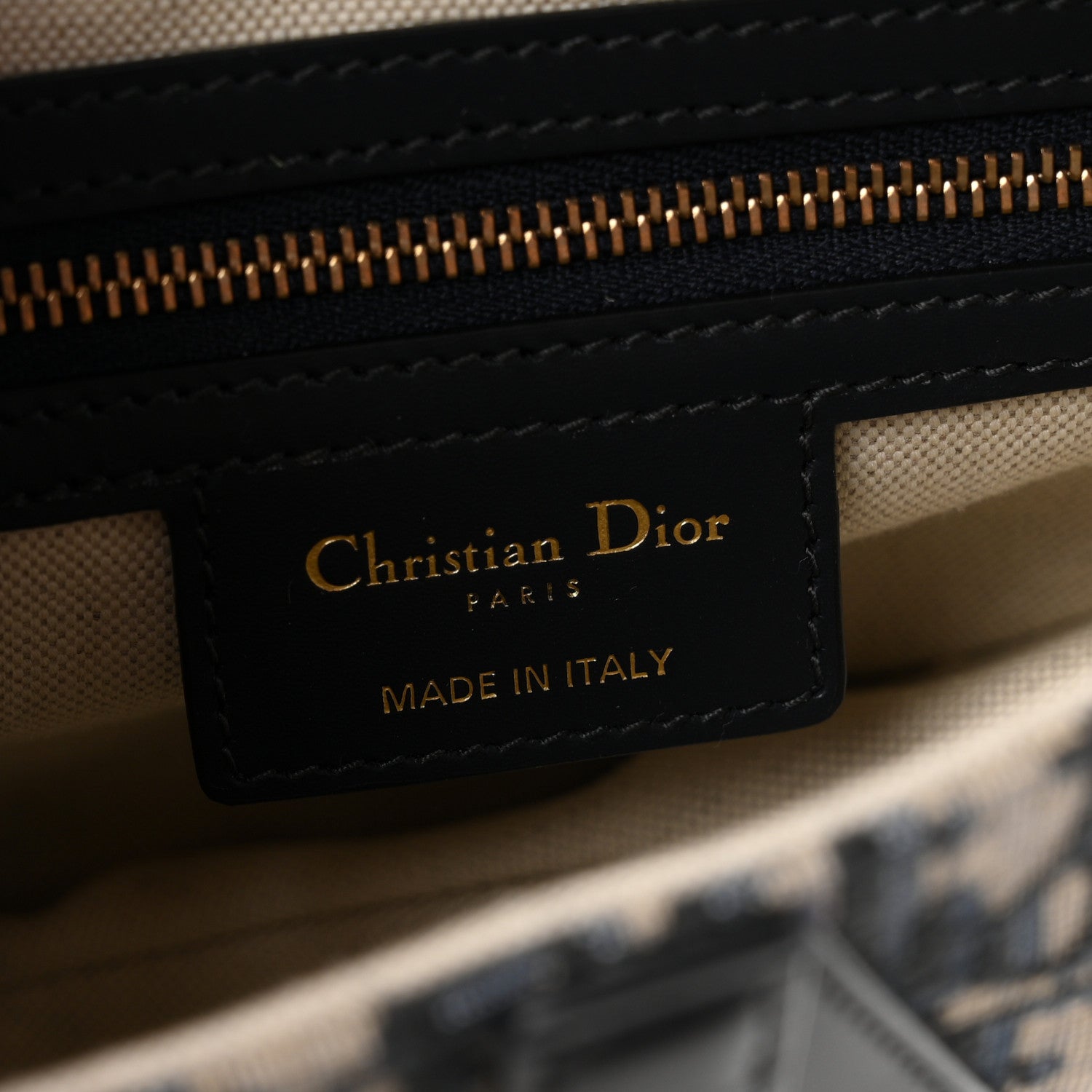 Christian Dior Oblique Saddle Bag With Strap Blue 6 of 10
