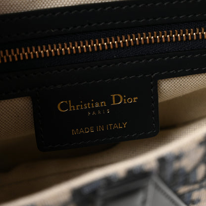Christian Dior Oblique Saddle Bag With Strap Blue 6 of 10