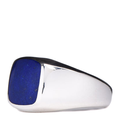 David Yurman Sterling Silver Lapis Signet Ring 64 11 3 of 6