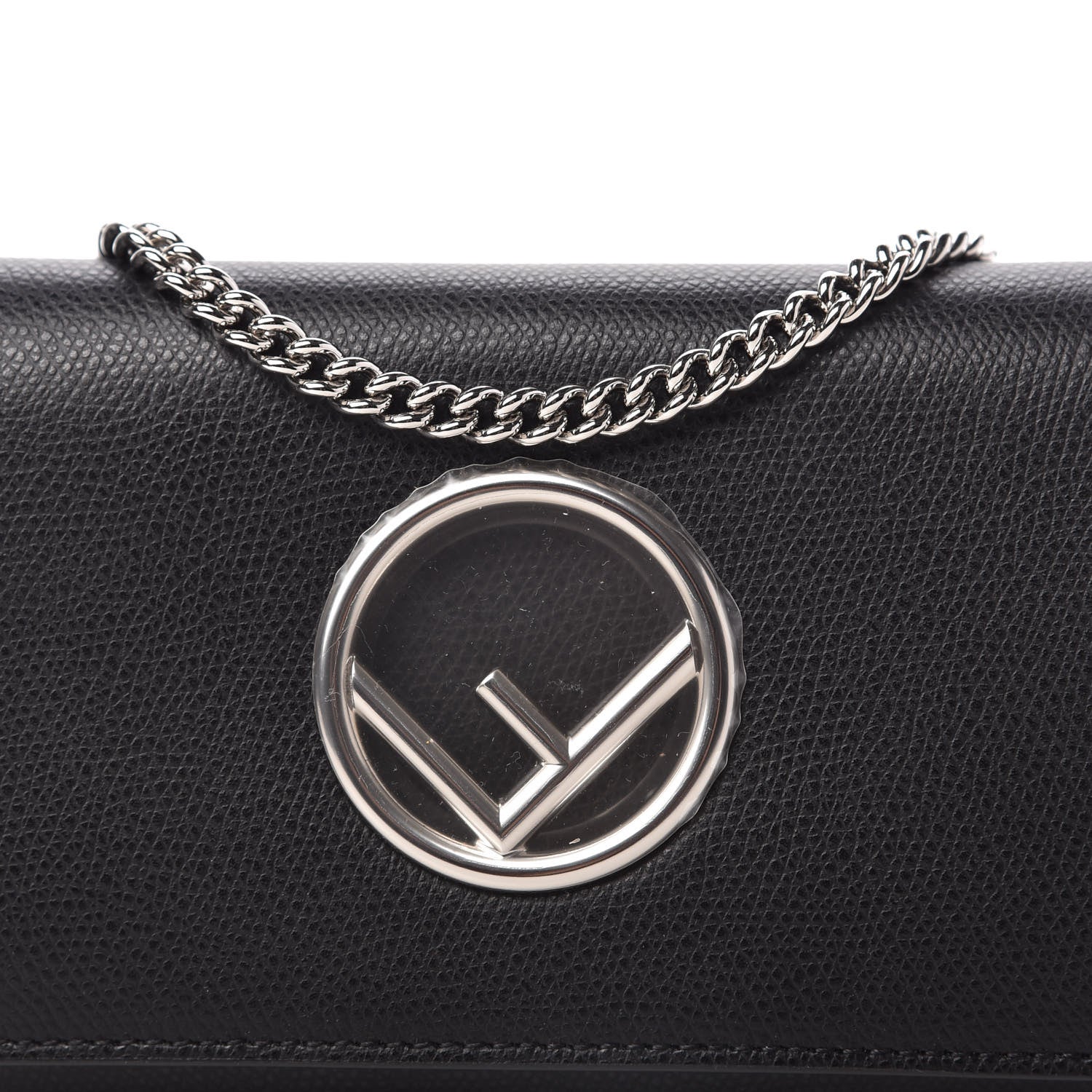 Fendi Vitello Cruise F is Fendi Wallet on Chain Black 10 of 10
