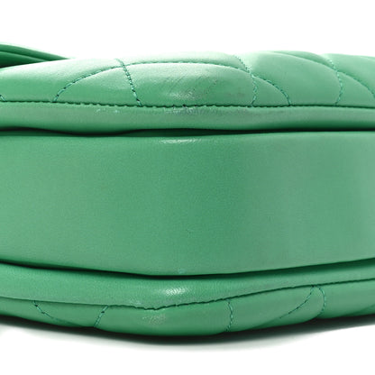 Chanel Lambskin Quilted Medium Trendy CC Flap Dual Handle Bag Green 9 of 10