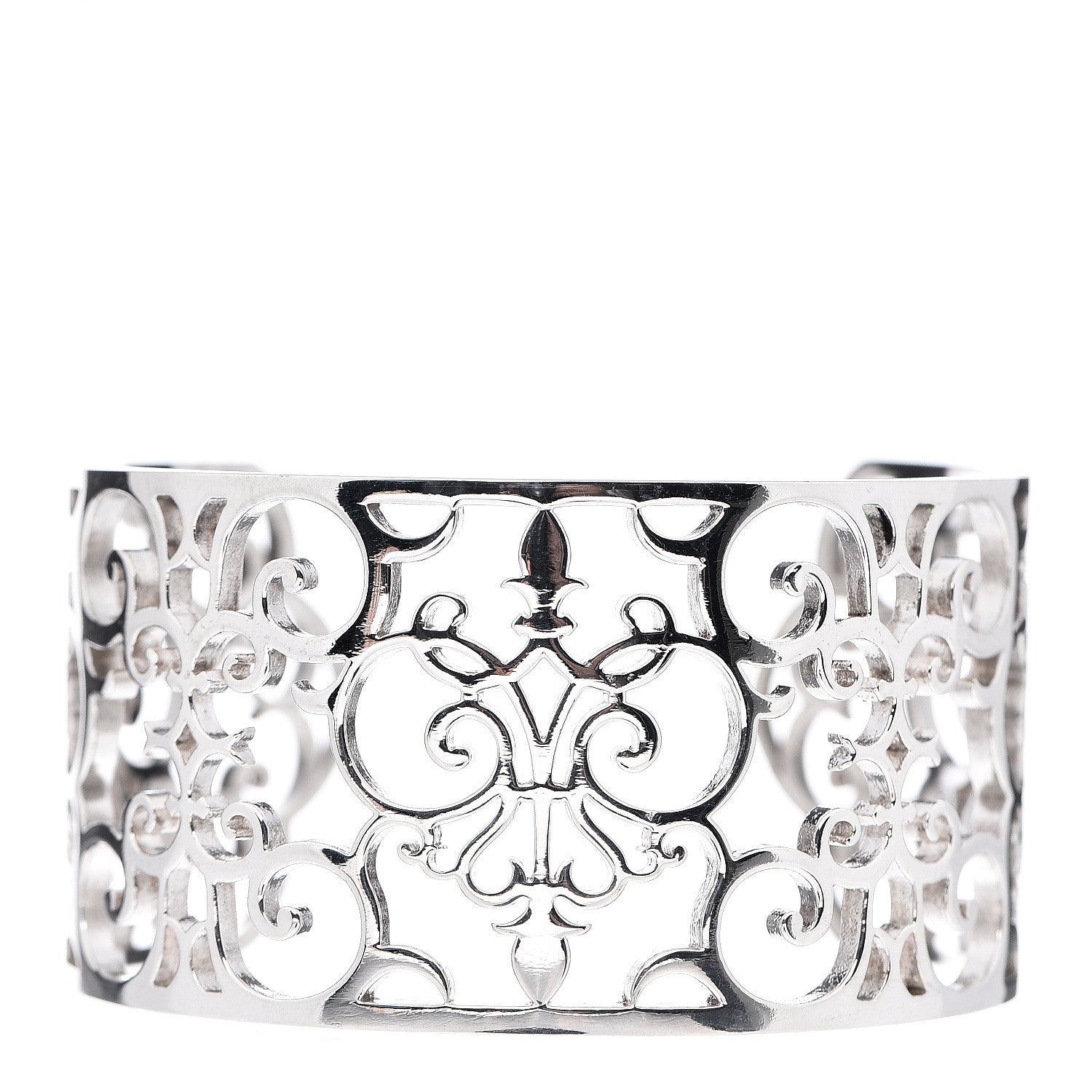 Tiffany Sterling Silver Wide Enchant Cuff Bracelet 1 of 3