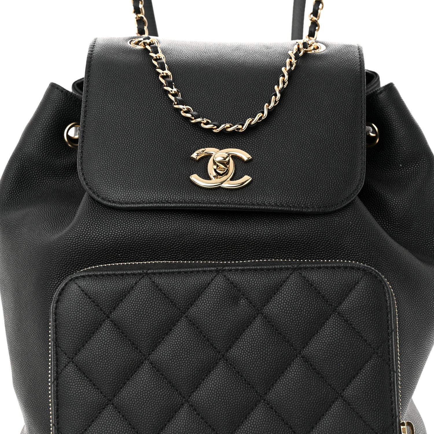 Chanel Caviar Quilted Business Affinity Backpack Black 8 of 12