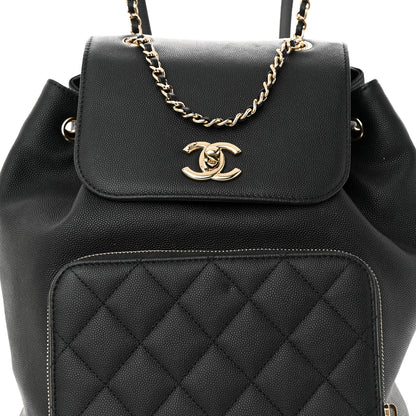 Chanel Caviar Quilted Business Affinity Backpack Black 8 of 12