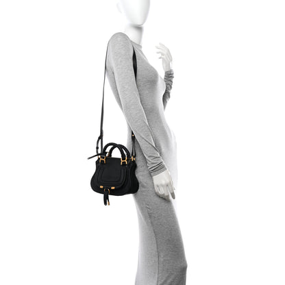 Chloe Calfskin Mini Marcie Satchel Black 3 of 13