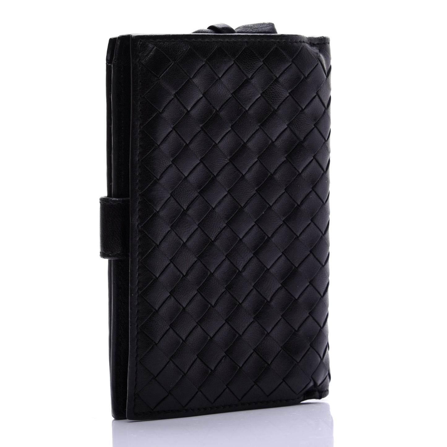 Nappa Intrecciato Continental Wallet Black