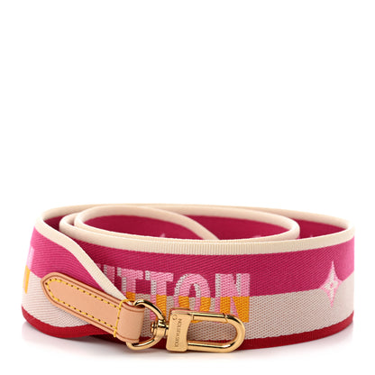 Louis Vuitton Jacquard Speedy Bandouliere 20 Shoulder Strap Fuchsia 1 of 4