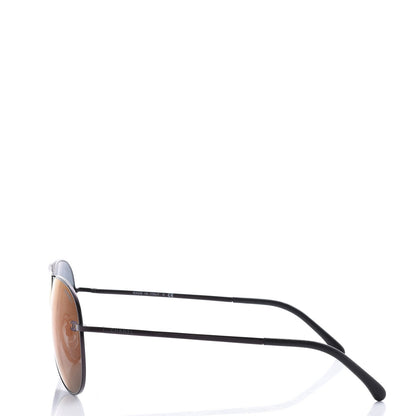 Chanel CC Pilot Sunglasses 4189-T-Q Bordeaux 3 of 9