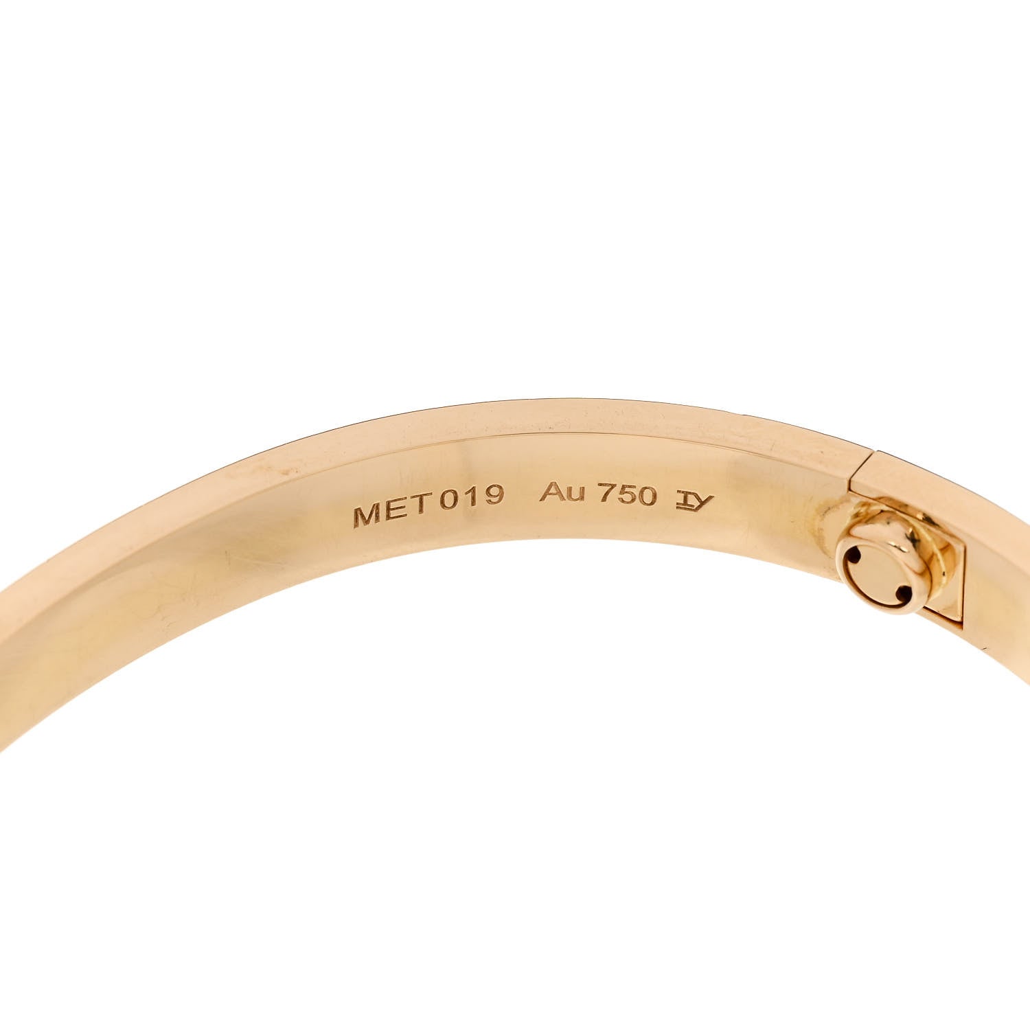 Cartier 18K Yellow Gold LOVE Bracelet 18 7 of 8