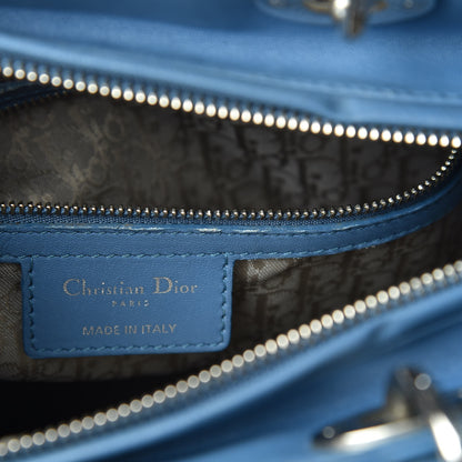 Christian Dior Lambskin Cannage Large Lady Dior Denim 11 of 18