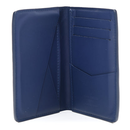 Louis Vuitton Cowhide Monogram Bandana Pocket Organizer Blue 5 of 6