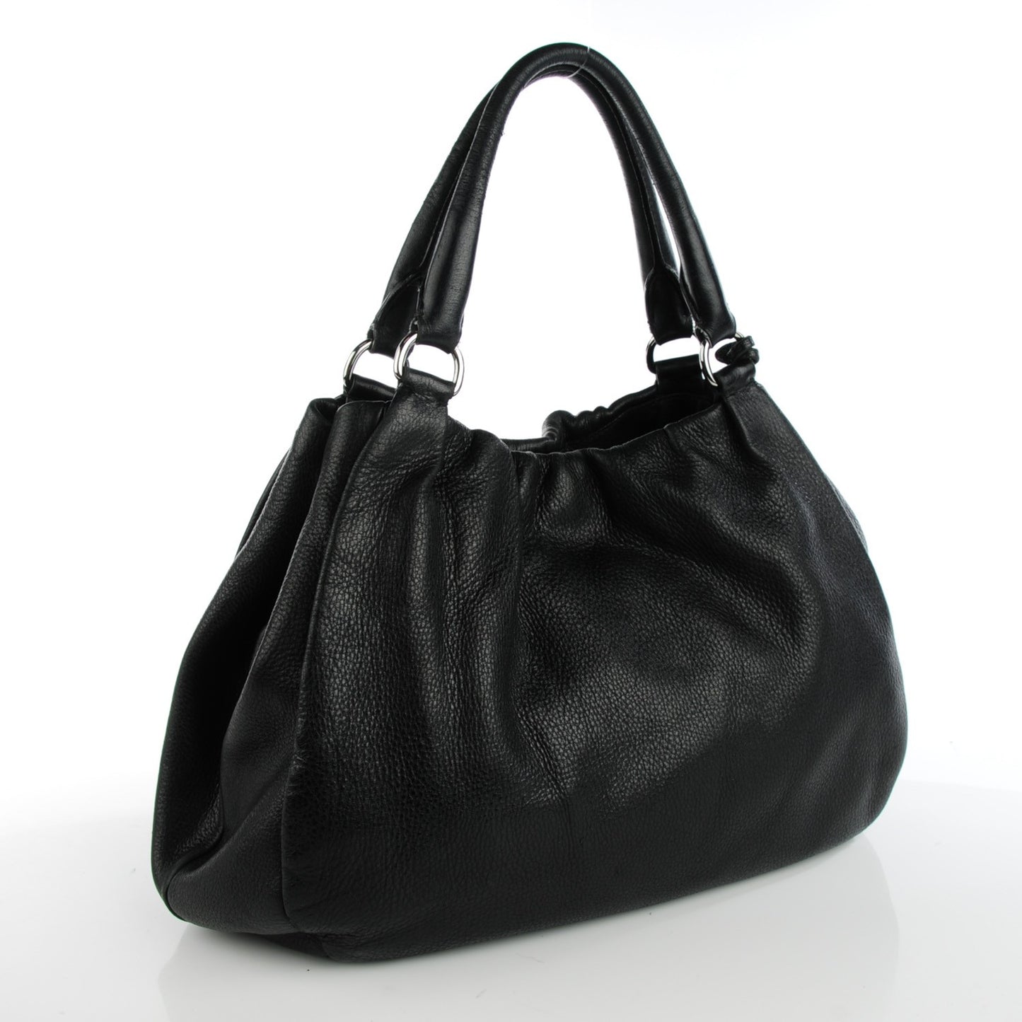 Deerskin Shoulder Bag Black