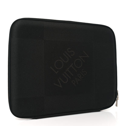 Louis Vuitton Damier Geant Laptop Case Black 3 of 9
