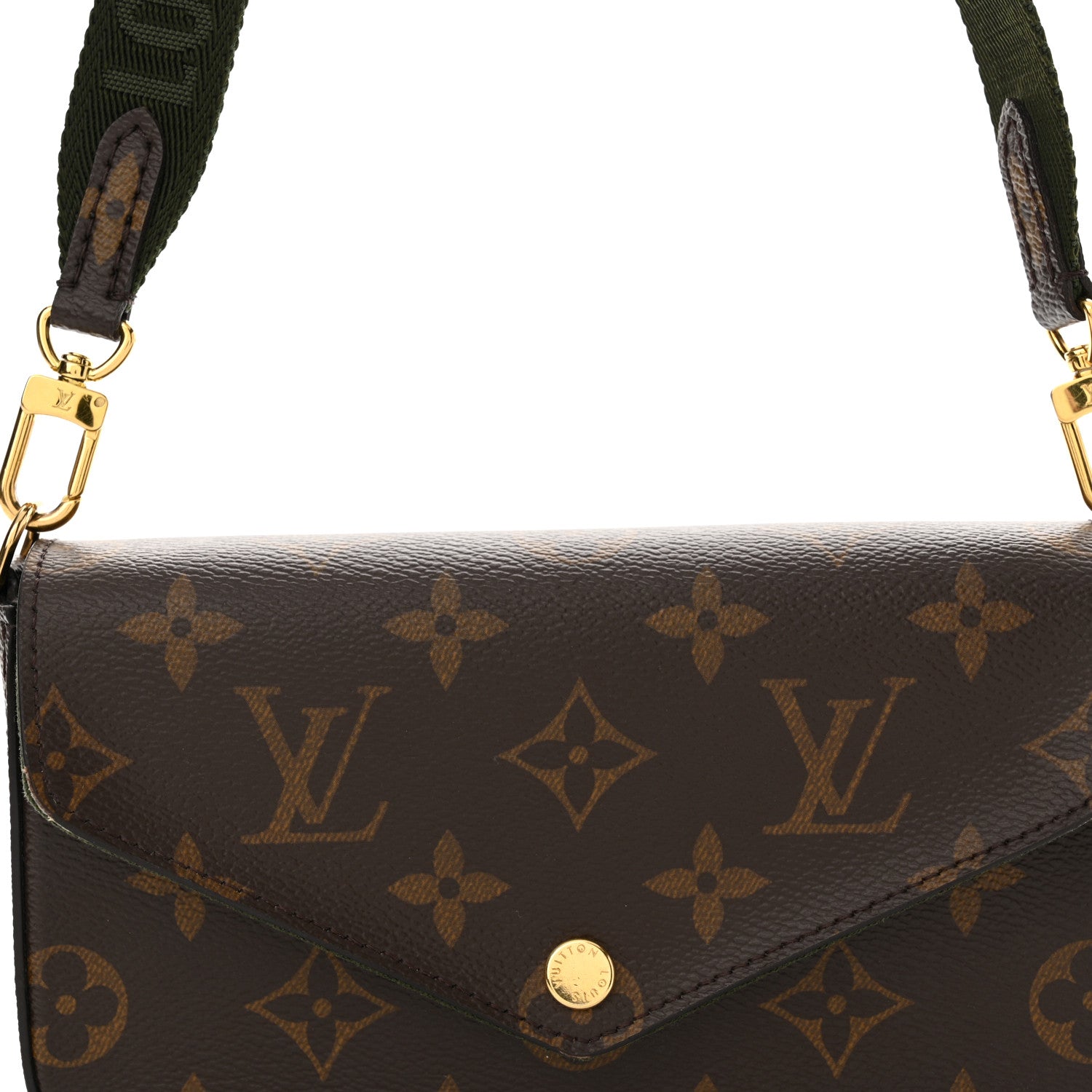 Louis Vuitton Monogram Felicie Strap & Go Kaki 6 of 11