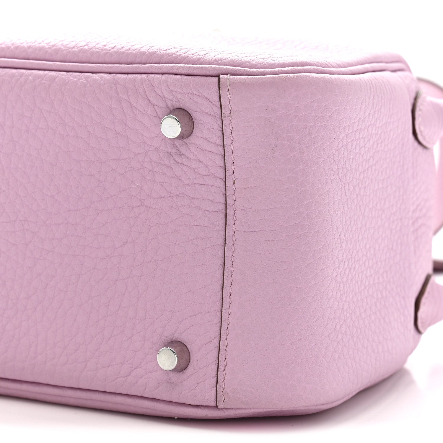 Hermes Taurillon Clemence Mini Lindy 20 Mauve Sylvestre 10 of 12