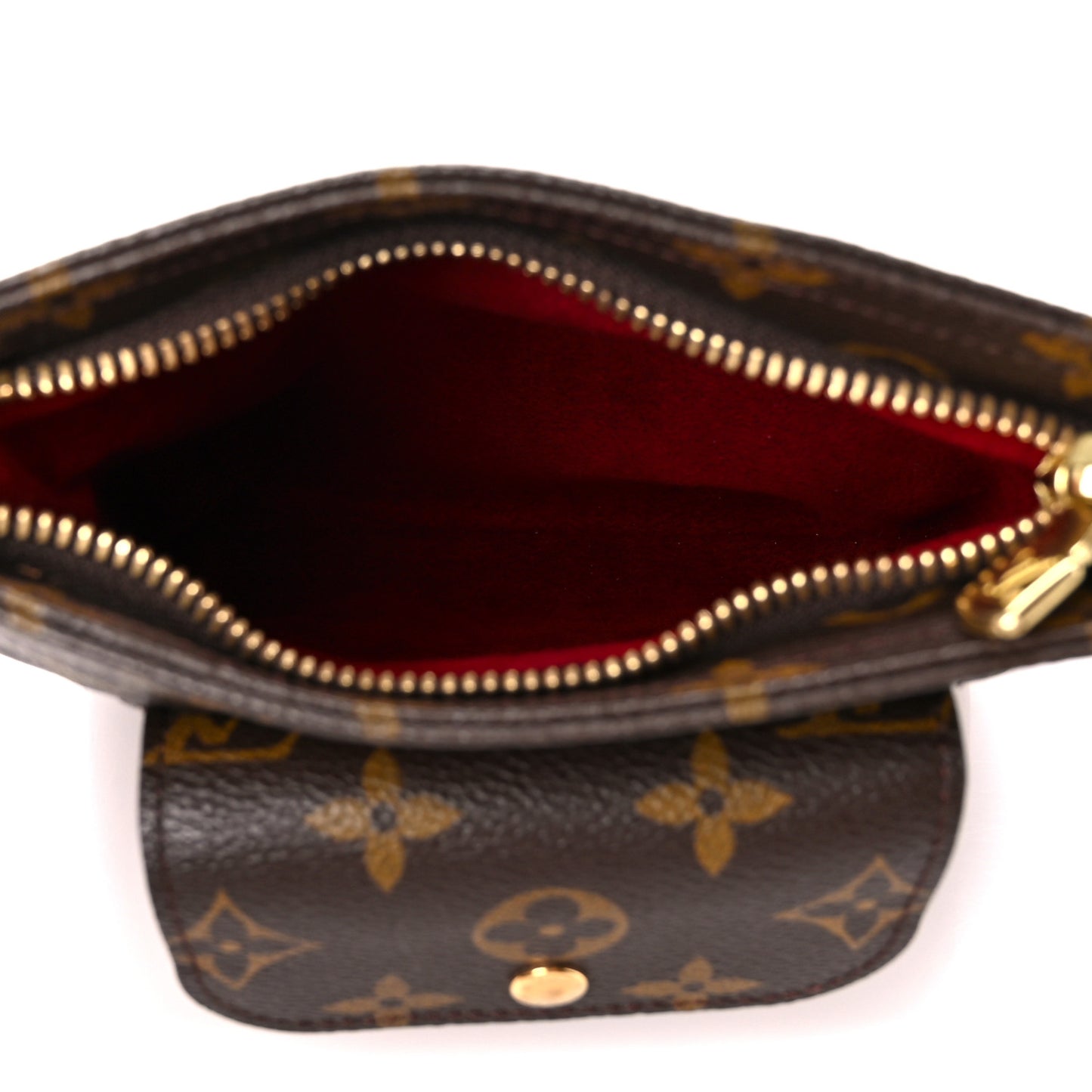 Monogram Partition Wristlet
