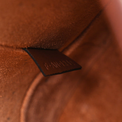 Celine Smooth Calfskin Small Cuir Triomphe Bucket Bag Tan 7 of 10