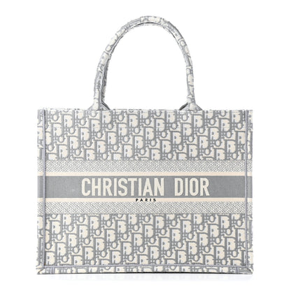 Christian Dior Oblique Medium Book Tote Grey 1 of 5