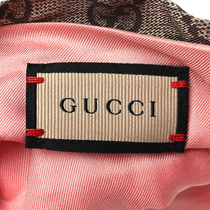 Gucci Silk Monogram Flora Print Headband M Pink 3 of 5