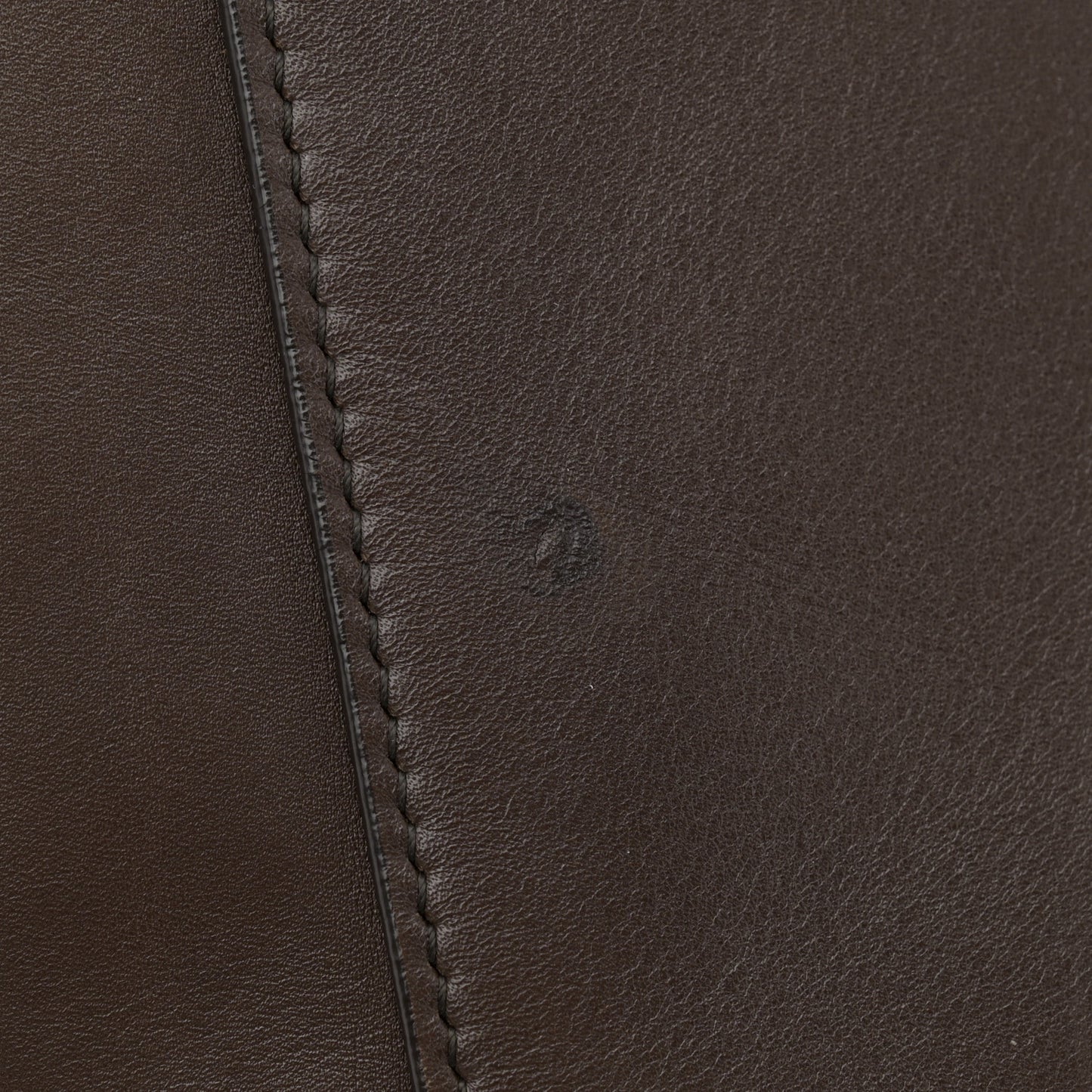 Supersoft Calfskin Sangle Bucket Bag Wood