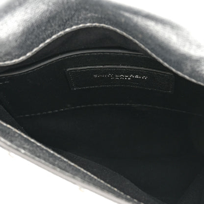Saint Laurent Metallic Lambskin Quilted Double Flap Bag Silver 5 of 12