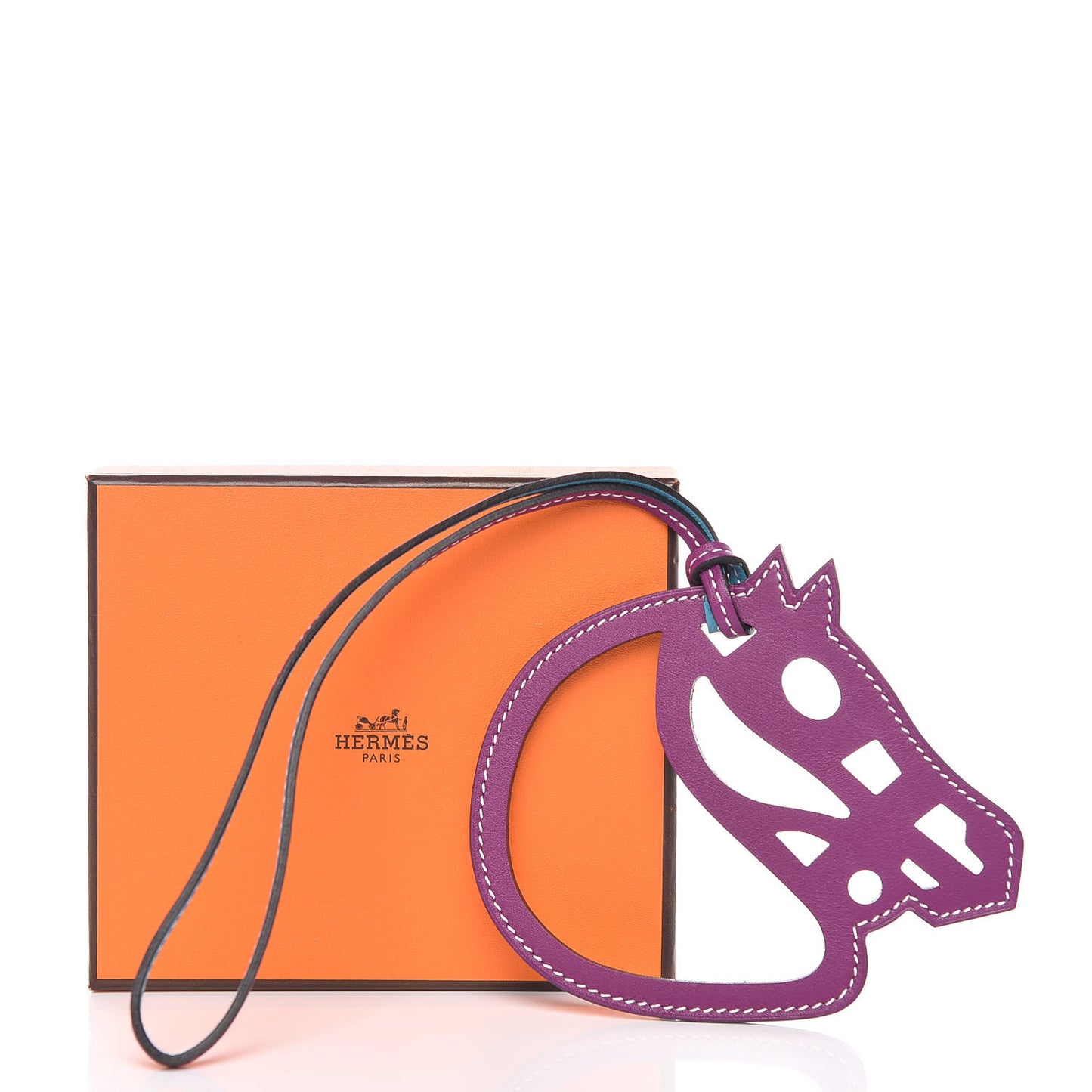 Swift Paddock Cheval Horse Bag Charm Anemone Bleu Atoll