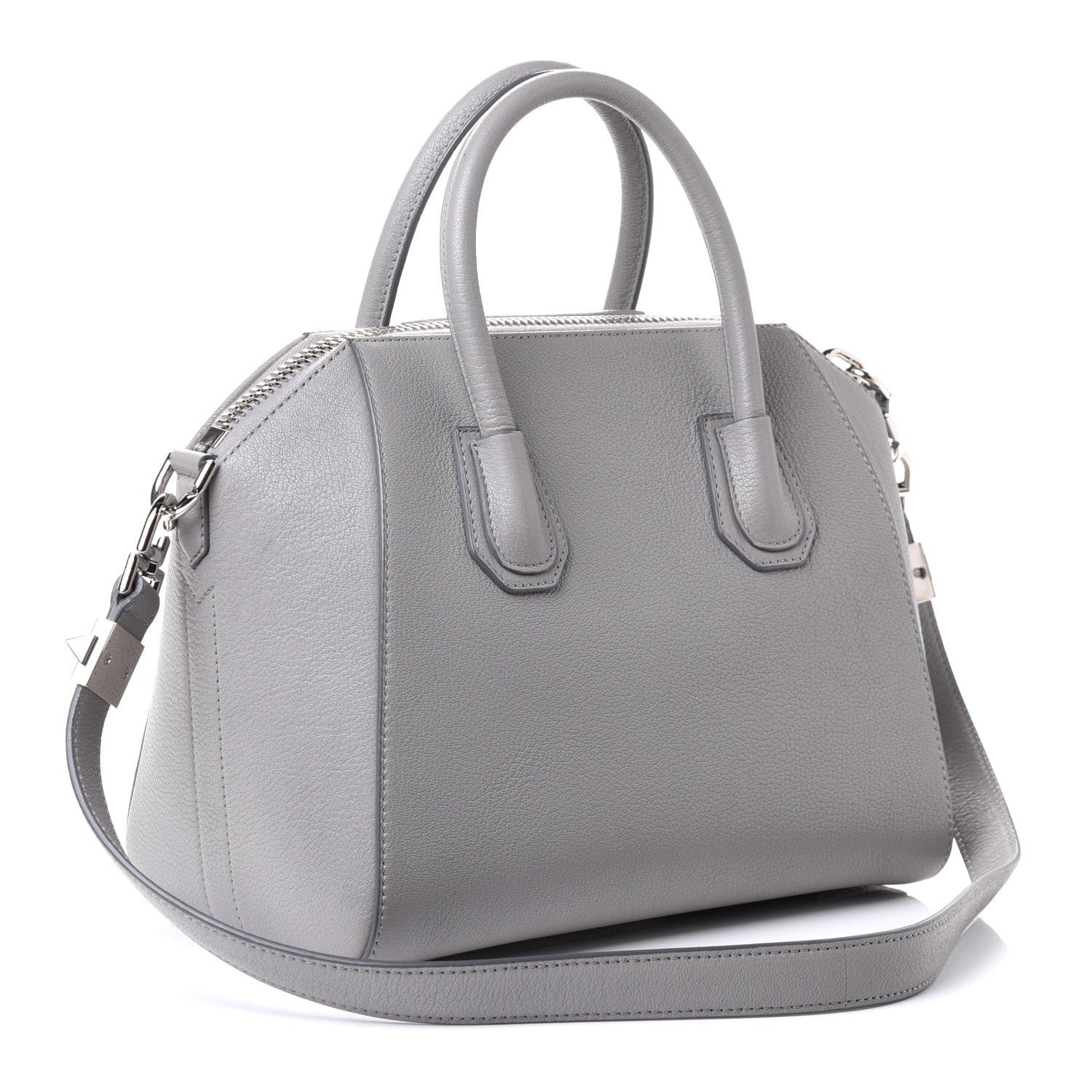 Givenchy Sugar Goatskin Small Antigona Pearl Grey 2 of 4