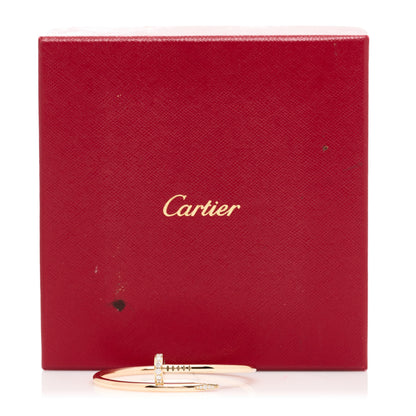 Cartier 18K Pink Gold Diamond Juste Un Clou Bracelet 16 4 of 4