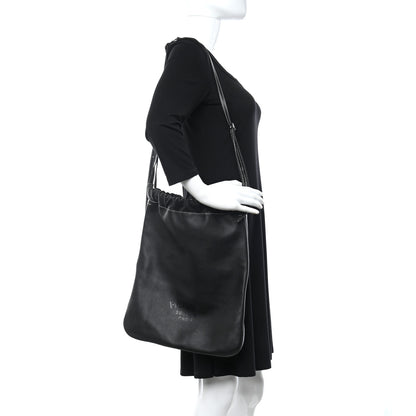 Hermes Cheri Calfskin Bridado Backpack Black 1 of 11